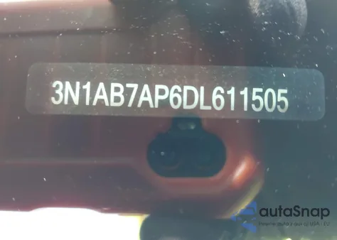 2013 Nissan Sentra S из США, поврежденный, VIN 3N1AB7AP6DL611505